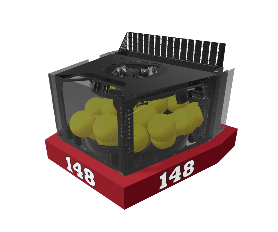 Team 148 red alliance robot